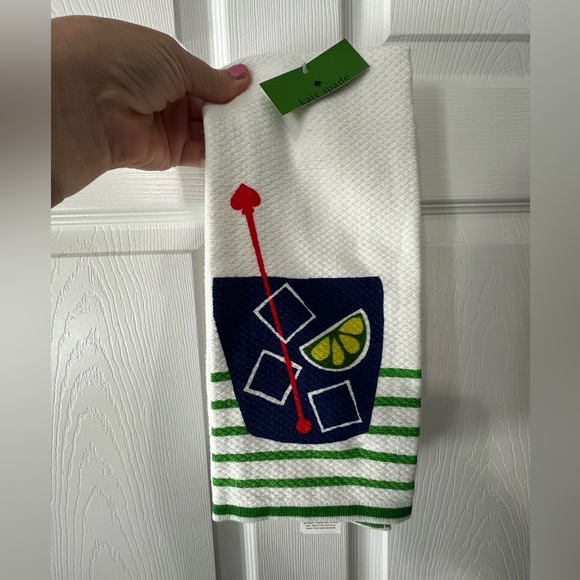 Kate Spade New York Kitchen Towels Set of 2 Summer Cocktails - Picture 1 of 5